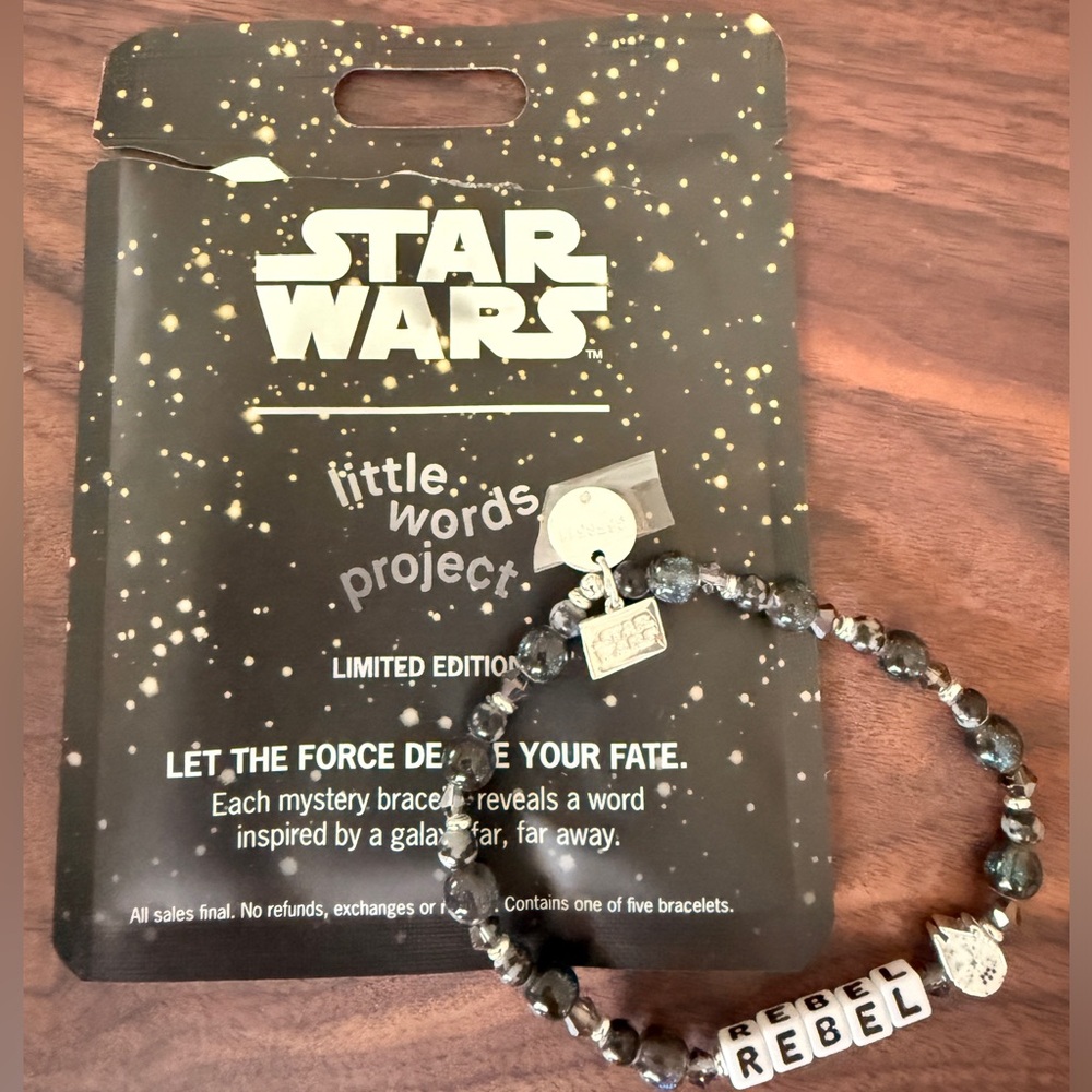Star Wars Rebel Bracelet Limited Edition Little Words Project Disney